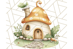 Whimsical Fairy Village Clipart PNG for Kids, Fairytales Png Product Image 2