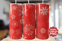 Christmas Red Tumbler | Christmas Tumbler Wrap Product Image 1