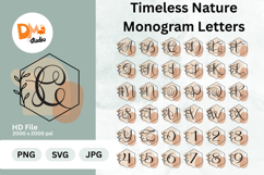Timeless Nature Monogram Letters Product Image 1