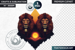 Egyptian God and Goddess Clipart, Aker, Egypt mythology Product Image 1