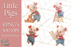 Storybook Piglets Fairy Tale Storybook PNG Clipart Product Image 1