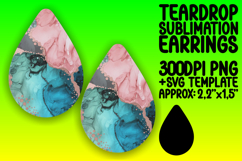 Charming Teardrop Design for Sublimation , Abstract Pattern Product Image 1