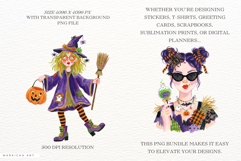 Halloween Girls Clipart Product Image 2