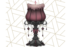 Gothic Halloween Clipart Dark Aesthetic PNG, Halloween Png Product Image 2