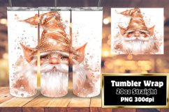 Enchanted Encounters: Gnome Tumbler Wrap Sublimation - 20oz Product Image 1