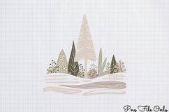 Cute Pink Christmas Watercolor Clipart Bundle PNG Product Image 1