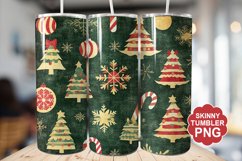 Christmas Tree Tumbler | Christmas Tumbler Wrap Product Image 1