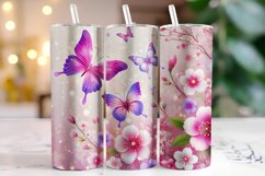 Flowers Tumbler Wrap | Sublimation | Tumblers Product Image 1