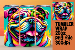 GLAMOROUS 20oz Tumbler Template , Dog Product Image 1