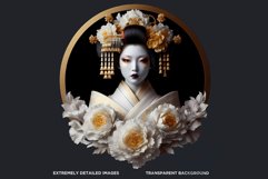 Geisha clipart bundle, Asian art, Japanese woman sublimation Product Image 3