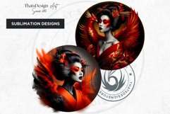 Geisha clipart bundle, Asian art, Japanese woman sublimation Product Image 5