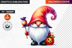 Halloween gnome clipart, Halloween clipart, Autumn clipart Product Image 1