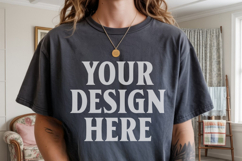 Comfort Colors 1717 Pepper T-Shirt Mockup Product Image 1