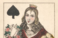 Antique Austrian Tarot Deck Queens Only Restored Images Product Image 6