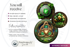 Saint Patrick Clipart and Celtic Irish Graphics PNG Bundle Product Image 2