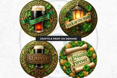 Saint Patrick Clipart and Celtic Irish Graphics PNG Bundle Product Image 6