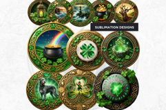 Saint Patrick Clipart and Celtic Irish Graphics PNG Bundle Product Image 7