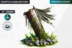 Undersea Shipwrecked , Nautical Clipart, Ocean ruins Product Image 1
