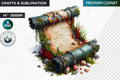Undersea Shipwrecked , Nautical Clipart, Ocean ruins Product Image 1