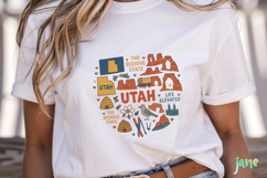 50 State Doodle Sublimation Clipart Product Image 5
