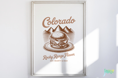 50-State Vintage Food Emblem Series SVG Product Image 5