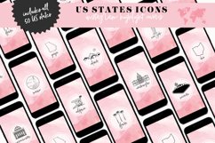 50 states instagram story icons