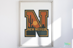 50 States Retro Sunset SVG Sublimation Product Image 2
