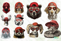 50 States Valentine Animals PNG Bundle Product Image 7