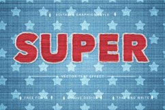 Super Embroidery Editable Text Effect, Font Style Product Image 1