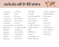50 us states instagram highlight icons