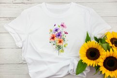 50 Watercolor Spring Flowers Clipart Product Image 6