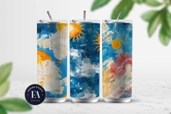 Acrylic Sky pattern | Abstract clouds and sky pattern Product Image 2