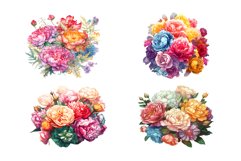 Vintage Flowers Clipart Product Image 2