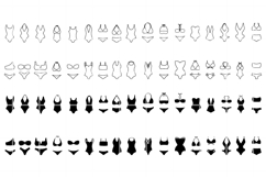 Leotard SVG. Swimsuit svg, png, cut file, clipart, cricut. Product Image 1