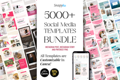5000 Social Media Canva Template Bundle Product Image 9
