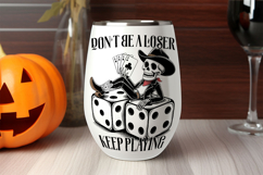 Don&#039;t Be A Loser Poker Skeleton Dice Vegas Product Image 3