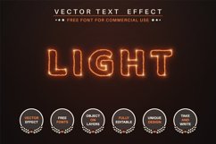 Lightning - Editable Text Effect, Font Style Product Image 1