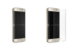 Samsung Galaxy S6 Edge Tempered Glass Template 2015 Product Image 1