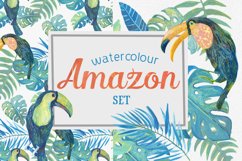 Watercolour Amazon Clipart Product Image 1