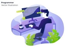 Programmer - Vector Illustration Product Image 1