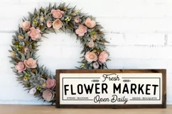 Fresh Flower Market SVG, Spring Decor SVG, Farmhouse Spring Product Image 4