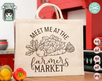 Farmers Market Cut File, Farmers Market SVG, Kitchen SVG Product Image 5