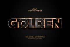 Editable text effect, Golden text effect Product Image 1