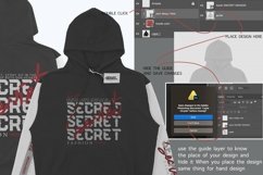 Premium Hoodie PSD Mockup Template for Print on Demand Product Image 3