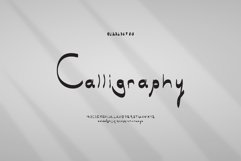 Script font hand drawn alphabet, brush painted Product Image 1