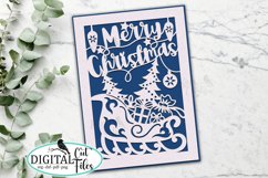 Christmas cut out card bundle svg dxf plotter laser cut file Product Image 18