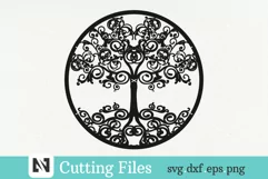 Tree of Life Svg, Tree Silhouette Svg, Family Tree Svg Product Image 1