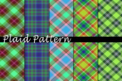 Plaid Pattern Digital Paper Bundle Product Image 1