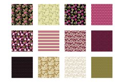 Melancholy Rose Pattern collection, vector ai, eps and Product Image 2