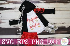 Cupid is my Bestie Valentine&#039;s SVG Cutting File Product Image 2